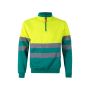 Sudadera bicolor VL THOR (300g/m²) en felpa de poliéster (100%)
