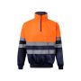 Sudadera bicolor VL THOR (300g/m²) en felpa de poliéster (100%)