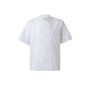 VL DURGA Chaqueta de cocina de popelina (110g/m²) de manga corta, en algodón (35%) y poliéster (65%).