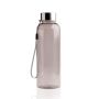 Botella RPET Garrafa 500ml en RPET, con tapa de acero y cordón