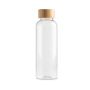 Botella RB de RPET 500 ml con tapa de bambú