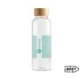 Botella RB de RPET 500 ml con tapa de bambú