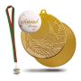 Medalla de ganador de metal