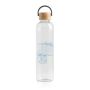 BTBottle Garrafa 1000ml de tritán con tapa de bambú