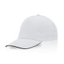 Zectra Gorra para adulto, visera sandwich, de algodón peinado