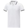 Polo de manga corta con ribete para hombre 