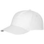 Gorra de algodón de 5 paneles con refuerzo y cierre autoadherente 