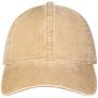 Gorra de algodón lavado de 6 paneles 