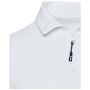 Polo de manga larga unisex con media cremallera 