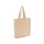 PADOVA Bolsa de yute (275 g/m²) con bolsillo interior de algodón 100% (120 g/m²).