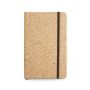 HAWKINS Bloc de notas de bolsillo de corcho con hojas lisas, fabricado con material certificado FSC™ y otros materiales controlados.