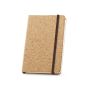 HAWKINS Bloc de notas de bolsillo de corcho con hojas lisas, fabricado con material certificado FSC™ y otros materiales controlados.