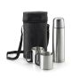 DURANT Conjunto termo y tazas en acero inoxidable