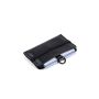 ORVYN Cartera de piel con bloqueo RFID para 10 tarjetas