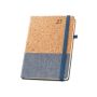 QUENTAL A5 Agenda en corcho y lino