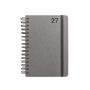 SIMMEL Agenda A5, con anillas, de piel (58% reciclada)