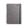 SIMMEL B5 Agenda B5, con anillas, en piel (58% reciclada)