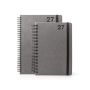 SIMMEL B5 Agenda B5, con anillas, en piel (58% reciclada)