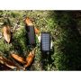 CLERK Power bank 8.000 mAh con panel solar de aluminio 100% reciclado