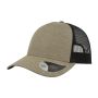 Gorra Rapper Melange, 73% algodón / 27% poliéster