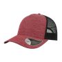 Gorra Rapper Melange, 73% algodón / 27% poliéster
