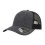 Gorra Rapper Melange, 73% algodón / 27% poliéster
