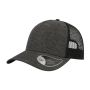 Gorra Rapper Melange, 73% algodón / 27% poliéster