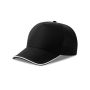 RECY FIVE PIPING Gorra Recy Five Piping, 100% Poliéster Reciclado
