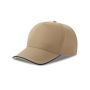 RECY FIVE PIPING Gorra Recy Five Piping, 100% Poliéster Reciclado