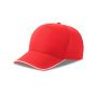 RECY FIVE PIPING Gorra Recy Five Piping, 100% Poliéster Reciclado