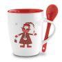 Taza con cuchara 250 ml