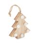 Árbol de Navidad de madera con luces