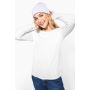Camiseta de mujer de manga larga y cuello redondo