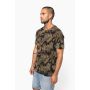 Camiseta de manga corta camuflada