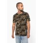 Camiseta de manga corta camuflada