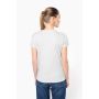 Camiseta de mujer de manga corta y cuello en V