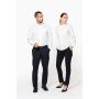 Women's shirt with mandarin collar and long sleeves
