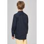 Camisa de niño de manga larga en popelina