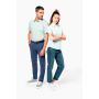 Women's easy-care short-sleeved polyester/cotton poplin shirt