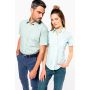 Women's easy-care short-sleeved polyester/cotton poplin shirt