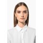 Camisa popelina de mezcla de algodón fácil de cuidar para mujer