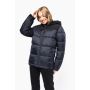Parka acolchada con capucha bicolor unisex