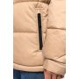 Parka acolchada con capucha bicolor unisex
