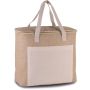 Bolsa isotérmica de yute - modelo grande