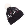 Gorro de Navidad con motivo de renos