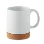Taza de cerámica con corcho