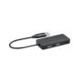 Concentrador USB de 3 puertos con cable de 20 cm