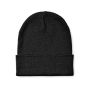 Beanie de punto con vuelta