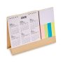 Calendario de sobremesa con bloc de notas