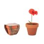 Jarrón de terracota 'amapola'